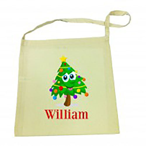 Christmas Tree Christmas Calico Tote Bag