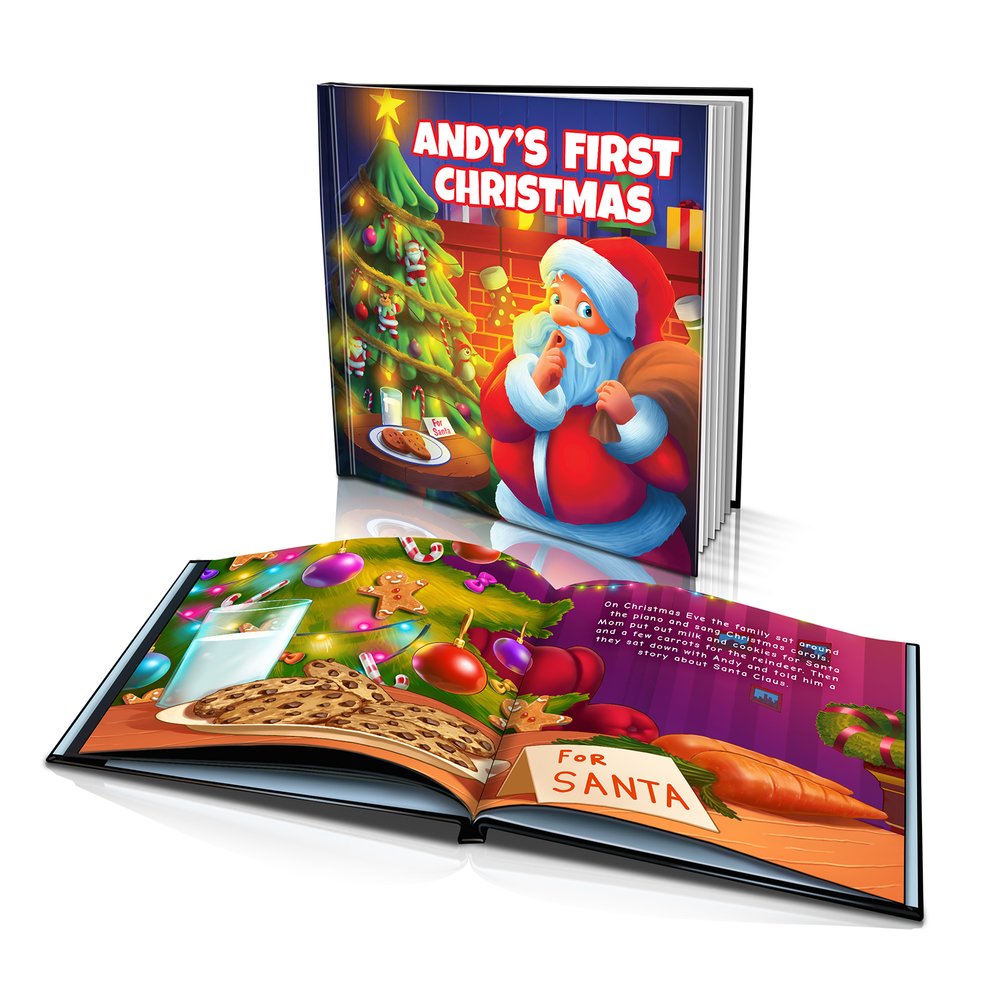 Large Hard Cover Story Book - First Christmas