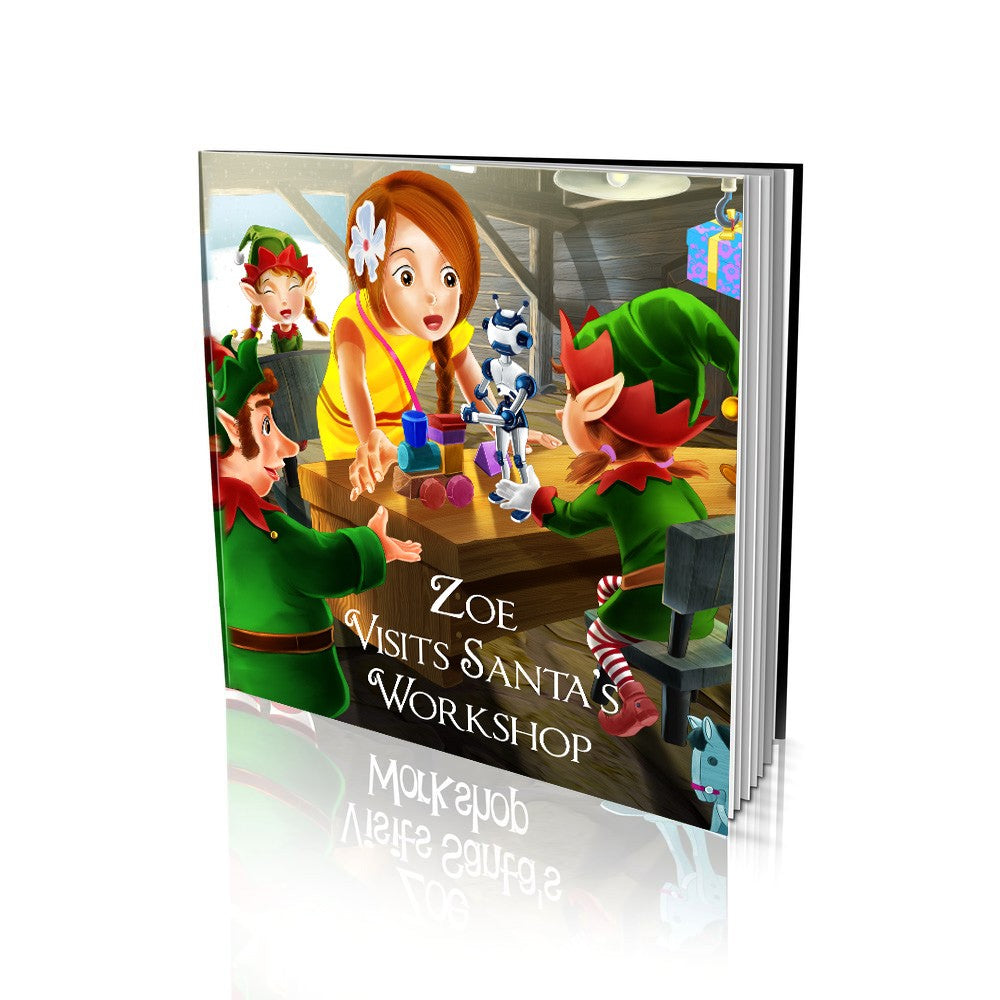 Soft Cover Story Book - Visits Santa's Workshop