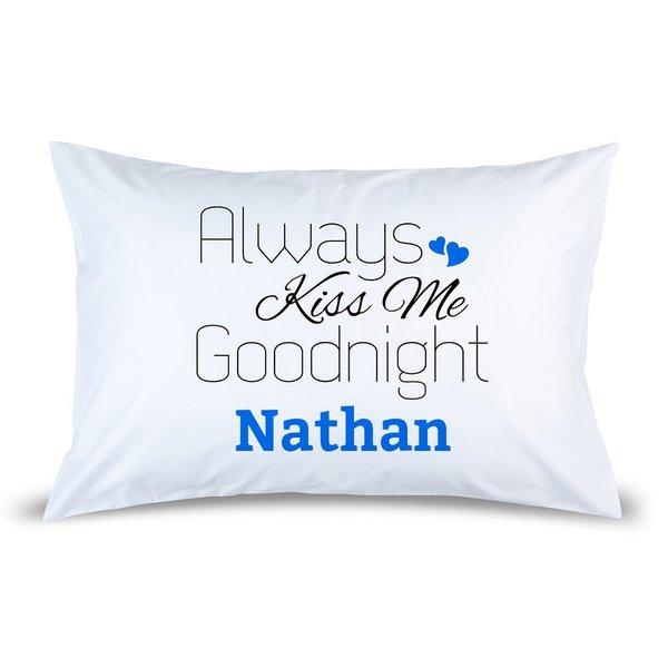 Blue Kiss Pillow Case