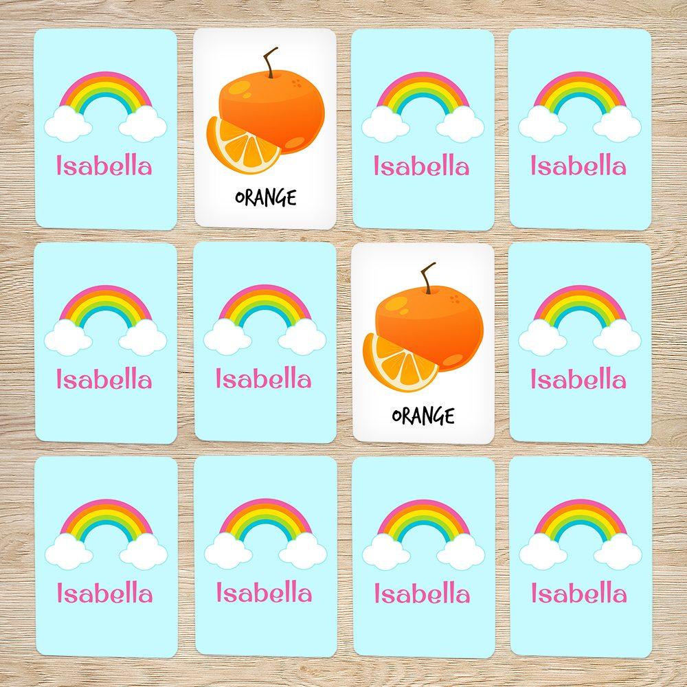 Rainbow Memory Cards