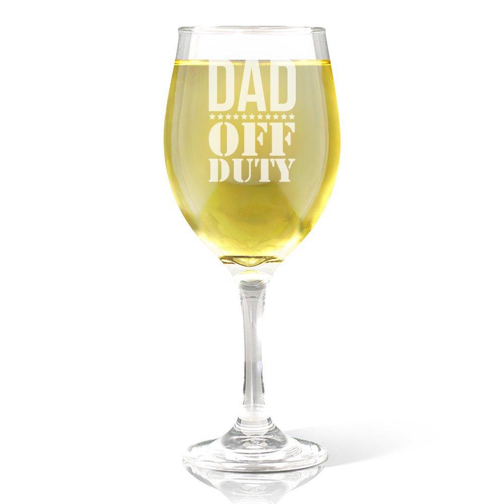 Off Duty Wine Glass