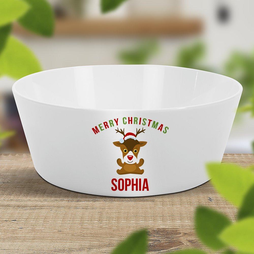 Cute Reindeer Kids' Bowl