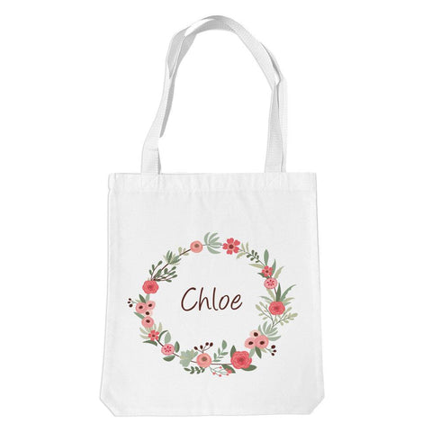 Flower Wreath Premium Tote Bag (Temporarily Out of Stock)