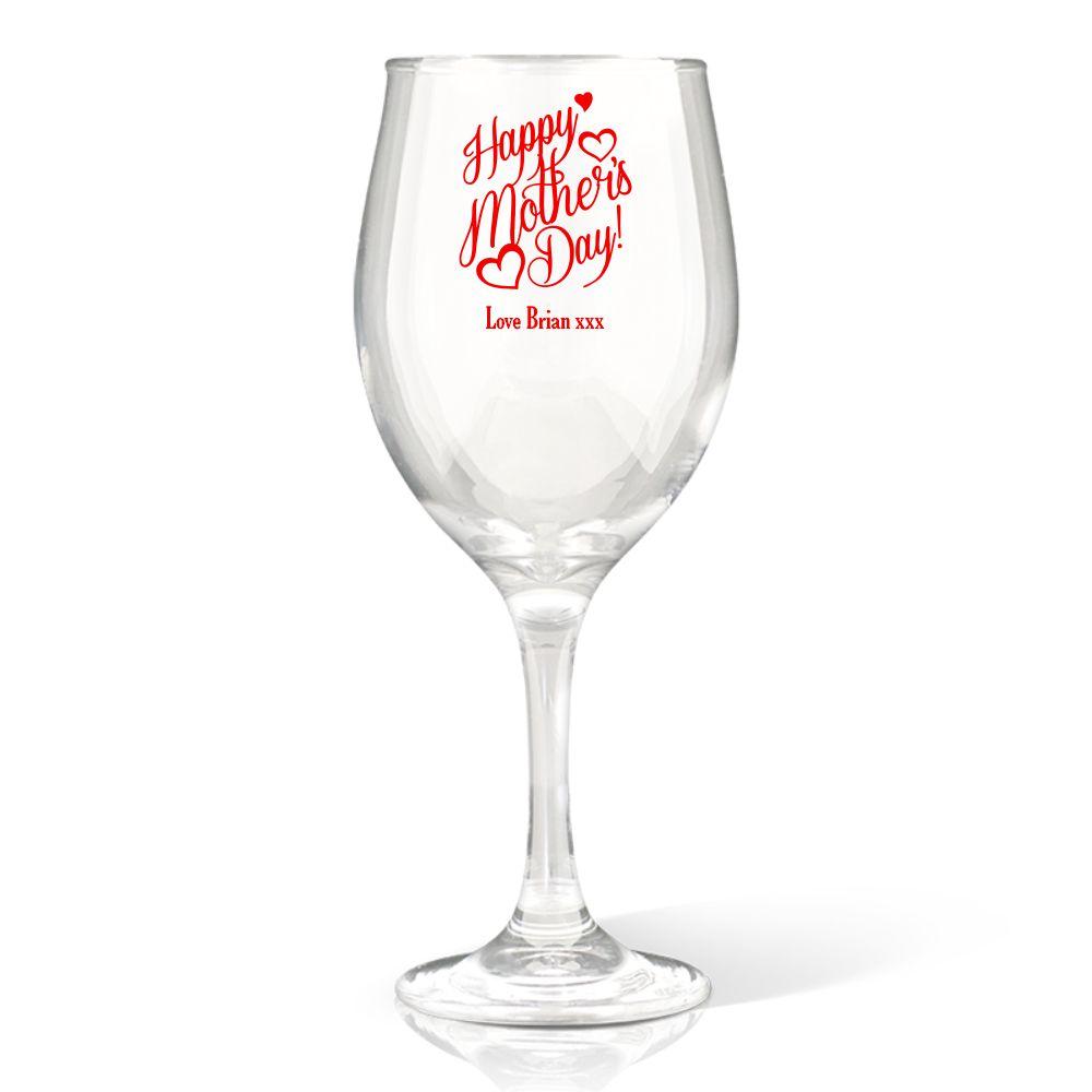 Happy Mother's Day Wine Glass