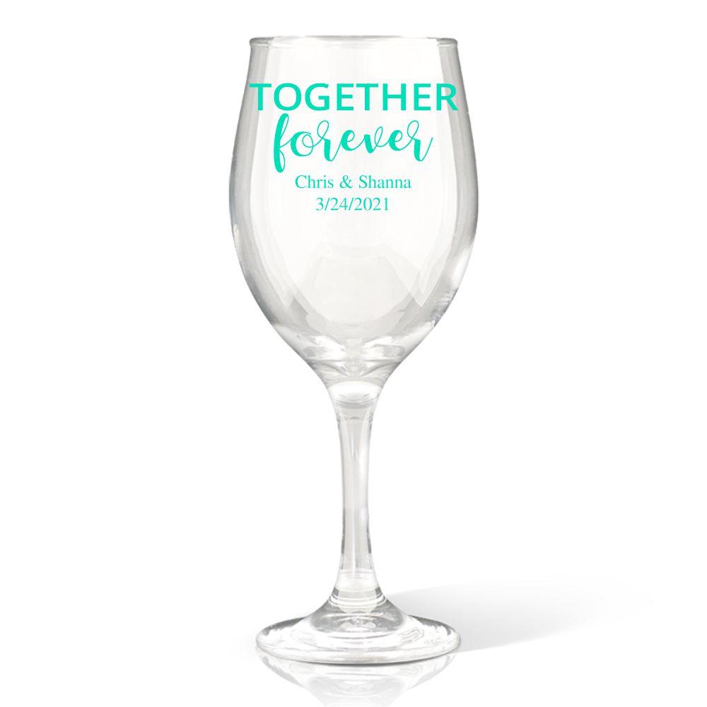 Together Forever Wine Glass