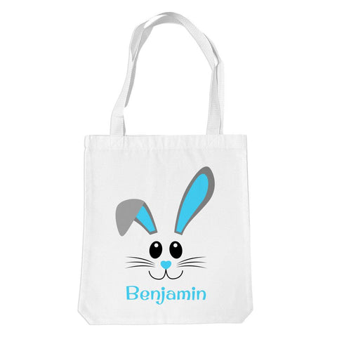 Blue Bunny Face Premium Tote Bag (Temporarily Out of Stock)