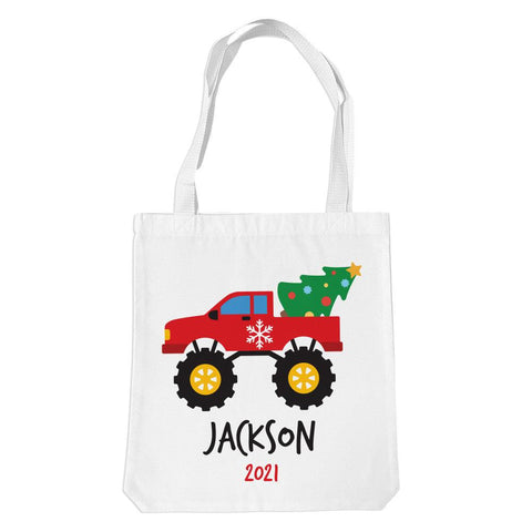 Red Monster Truck Premium Tote Bag (Temporarily Out of Stock)