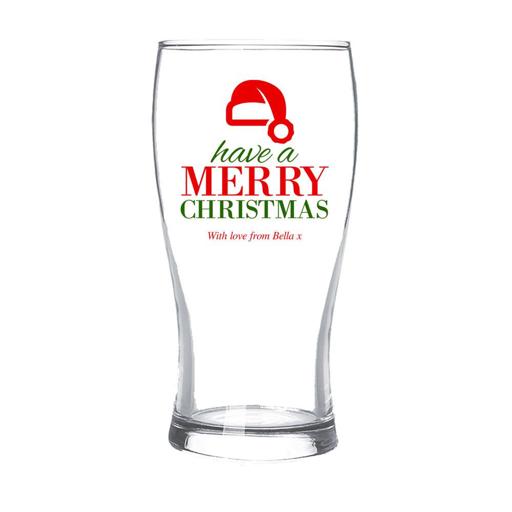 Reindeer Standard Beer Glass