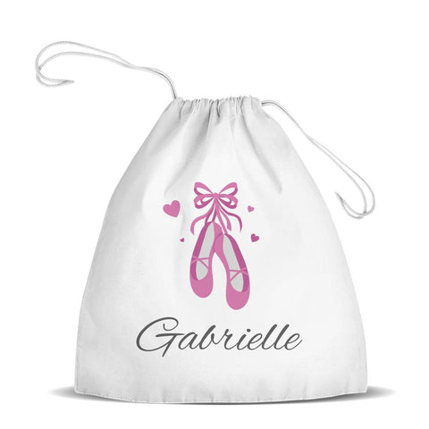 Ballet Shoes Premium Drawstring Bag (Temporarily Out of Stock)