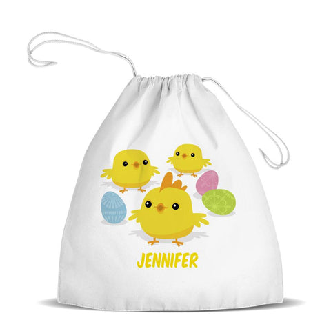 Easter Chicks Premium Drawstring Bag (Temporarily Out of Stock)