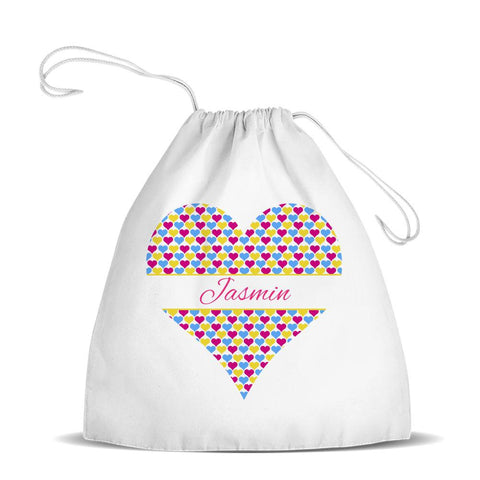 Heart Premium Drawstring Bag (Temporarily Out of Stock)