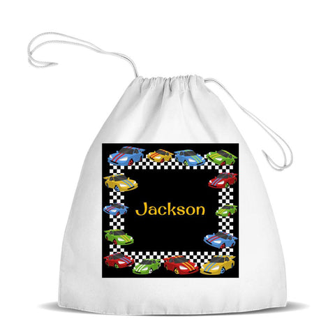 Race Cars Premium Drawstring Bag (Temporarily Out of Stock)