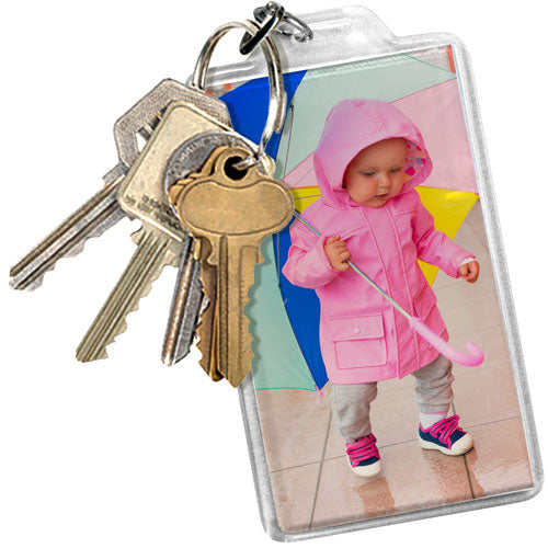 Large Rectangle Keyring