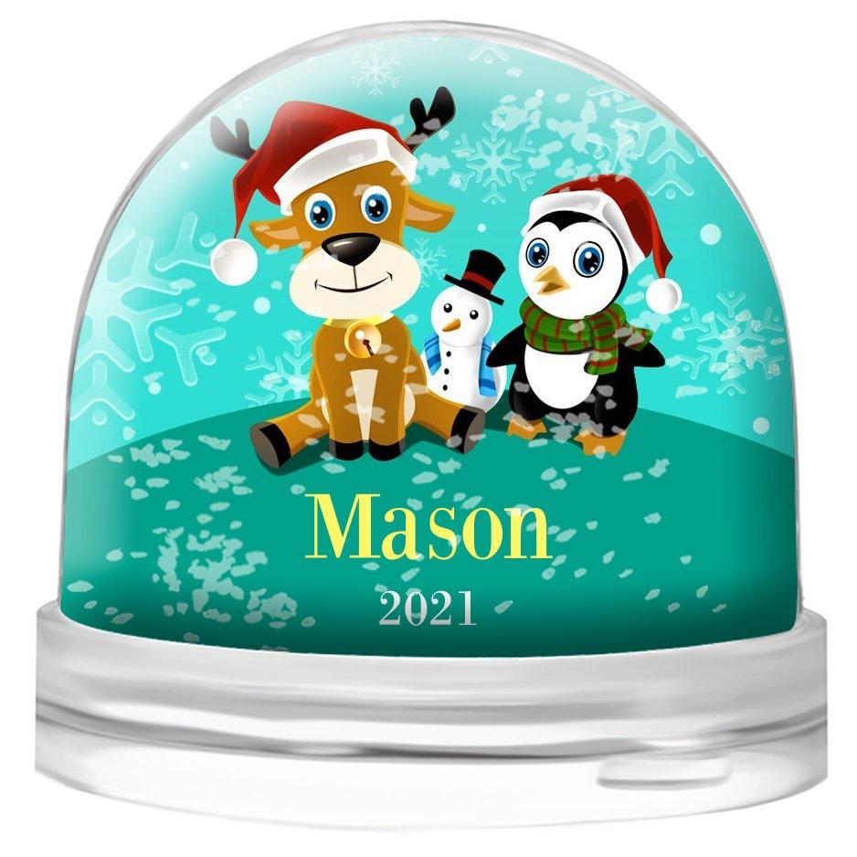 Family Snow Globe