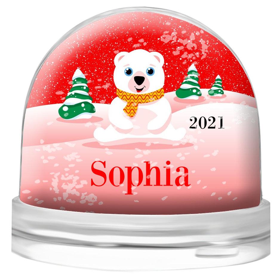 Red Snow Globe