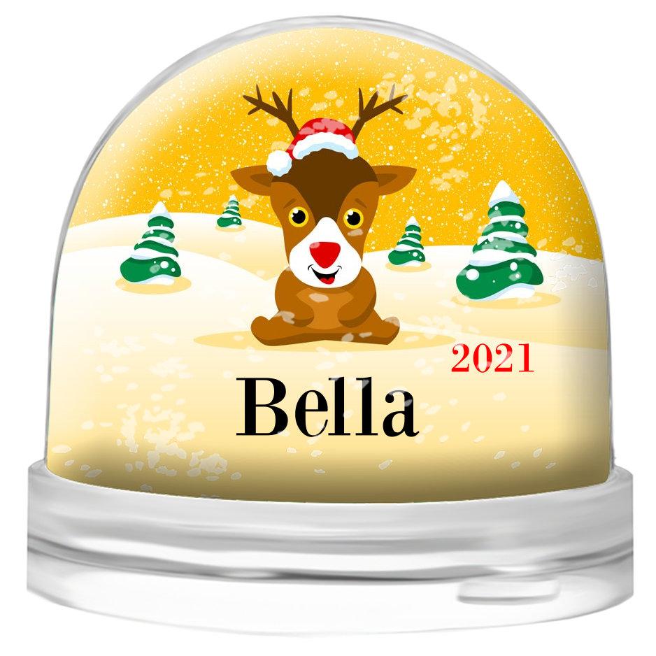 Yellow Snow Globe