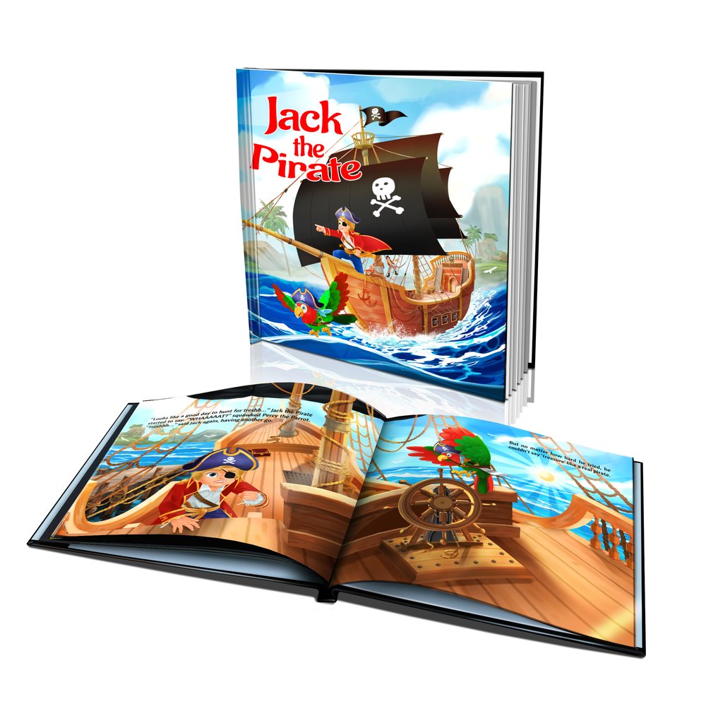 Large Hard Cover Story Book - The Pirate Who Forgot How To Say Arrggghhhh!