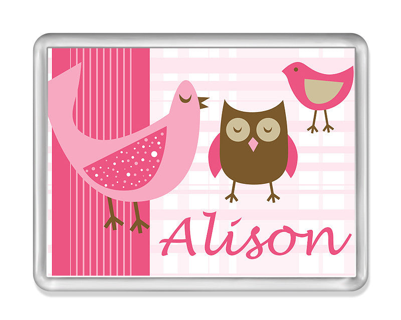 Pink Bird Magnet