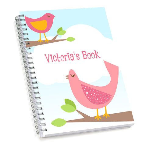 Pink Bird Sketch Book
