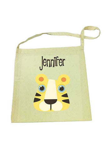 Calico Tote Bag - Yellow Tiger