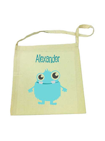 Calico Tote Bag - Blue Alien