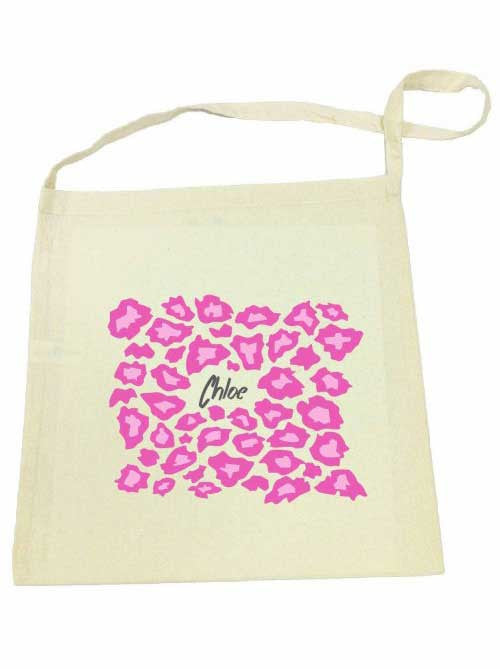 Calico Tote Bag - Pink Leopard