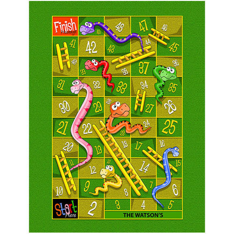 Medium Snakes & Ladders Play Blanket