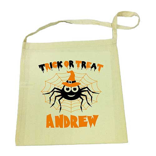 Spider Halloween Calico Tote Bag