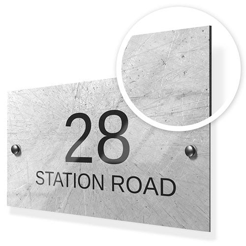 Classic Metal House Signs