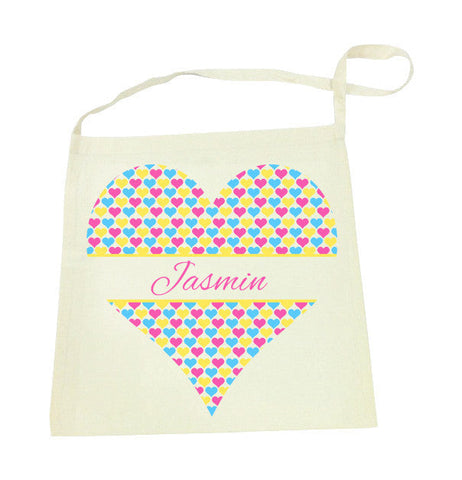 Calico Tote Bag - Hearts