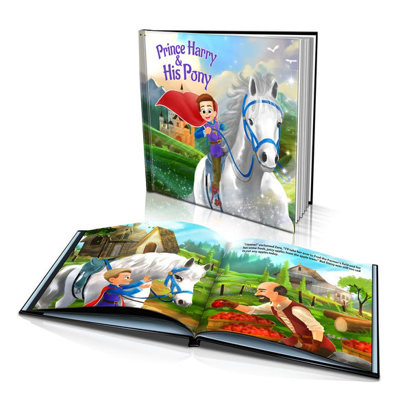 Large Hard Cover Story Book - The Princess/Prince and the Pony