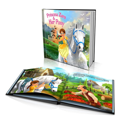 Large Hard Cover Story Book - The Princess/Prince and the Pony