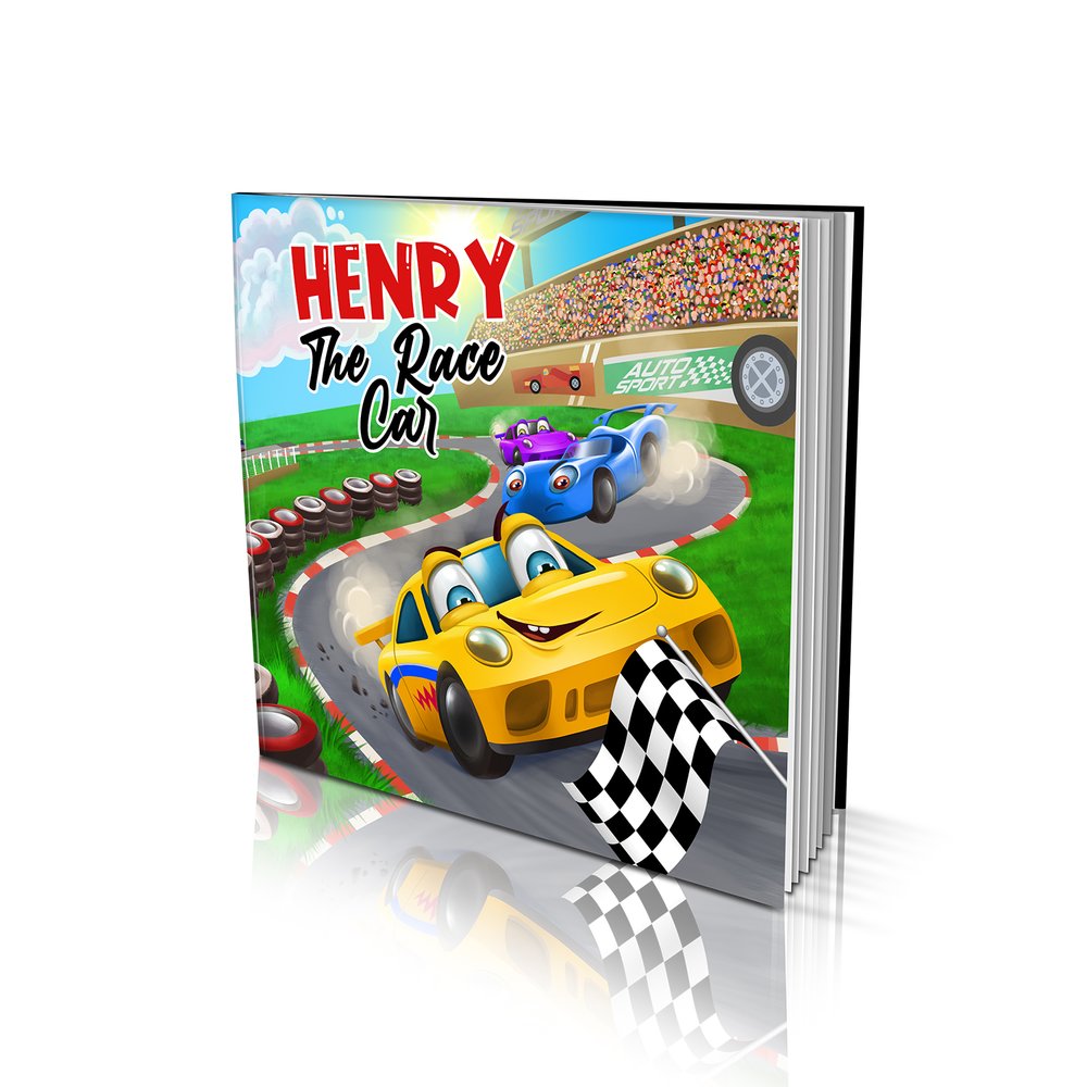Soft Cover Story Book - The Race Car