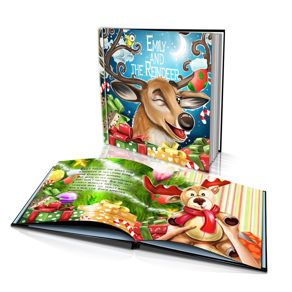 Hard Cover Story Book - Santa's Reindeer