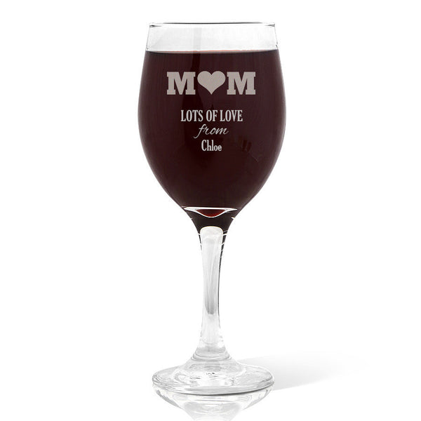 Mother's Day Engraved Glassware