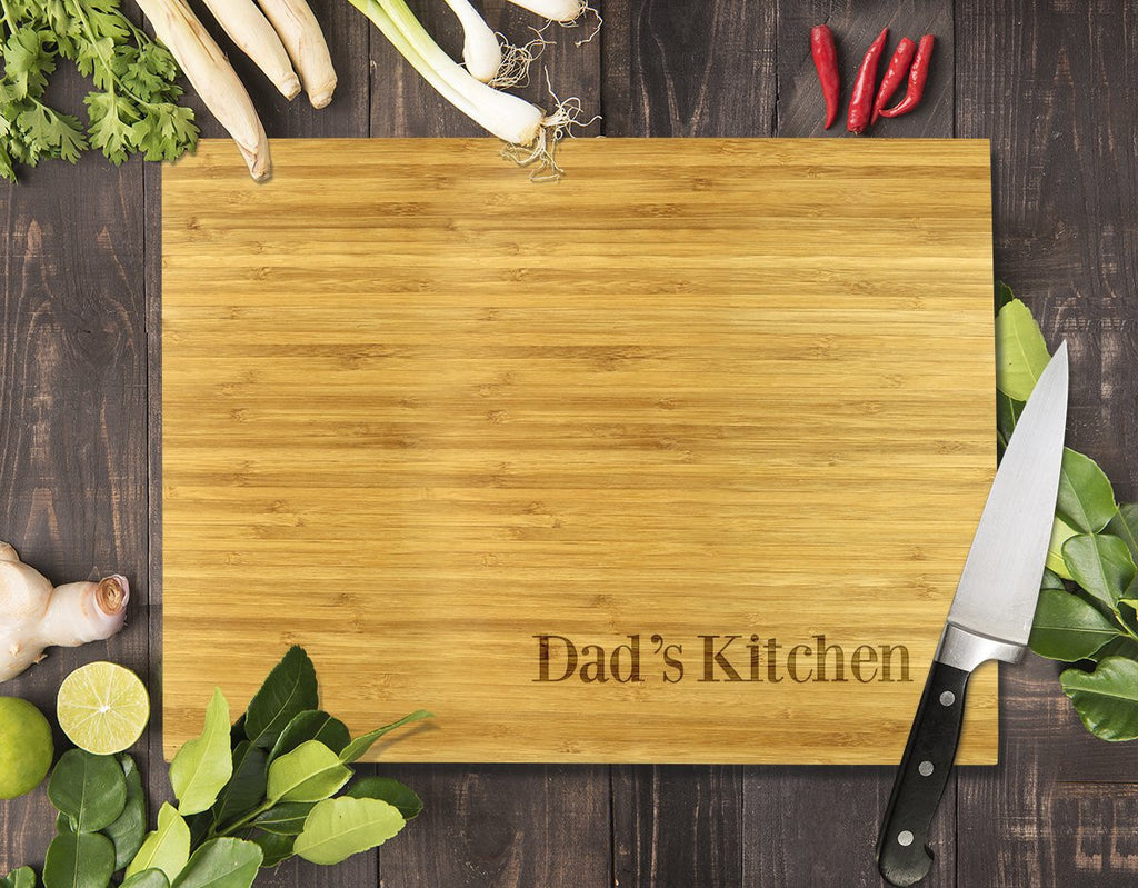 Simple Dad's Kitchen Bamboo Cutting Board 12x16"