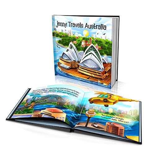 Large Hard Cover Story Book - Travels Australia