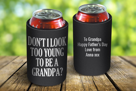 Young Grandpa Drink Cooler