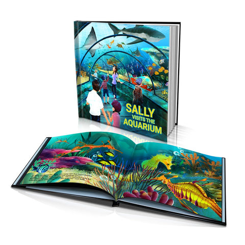 Hard Cover Story Book - Visits the Aquarium