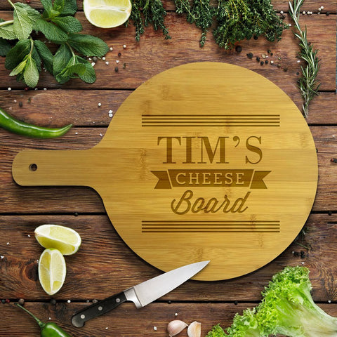 Tim's Cheese Round Bamboo Serving Board