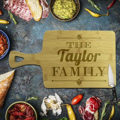 Taylor Family Rectangle Bamboo Serving Board