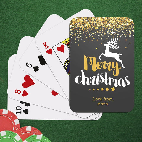 Christmas Reindeer Playing Cards