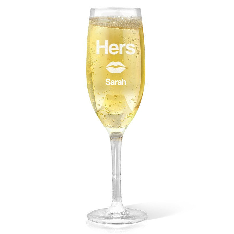 Hers Champagne Glass