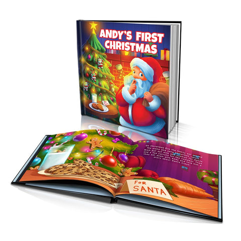 Large Hard Cover Story Book - First Christmas