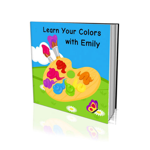 Large Hard Cover Story Book - Learn Your Colours