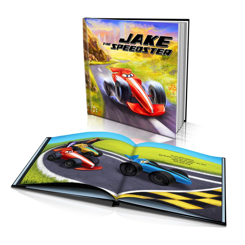 Large Hard Cover Story Book - The Speedster