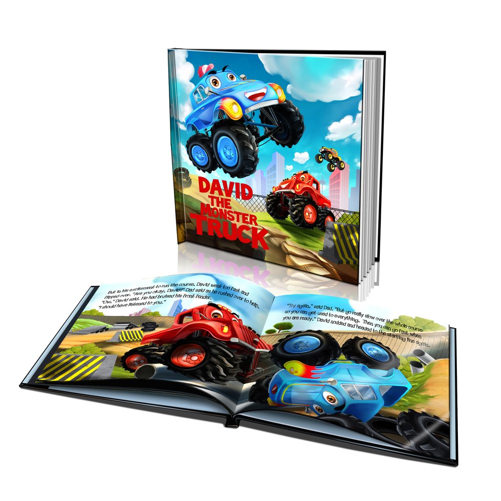Hard Cover Story Book - The Monster Truck