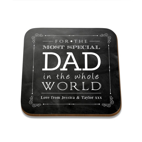 Special Dad Square Coaster - Single