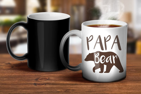 Papa Bear Magic Mug